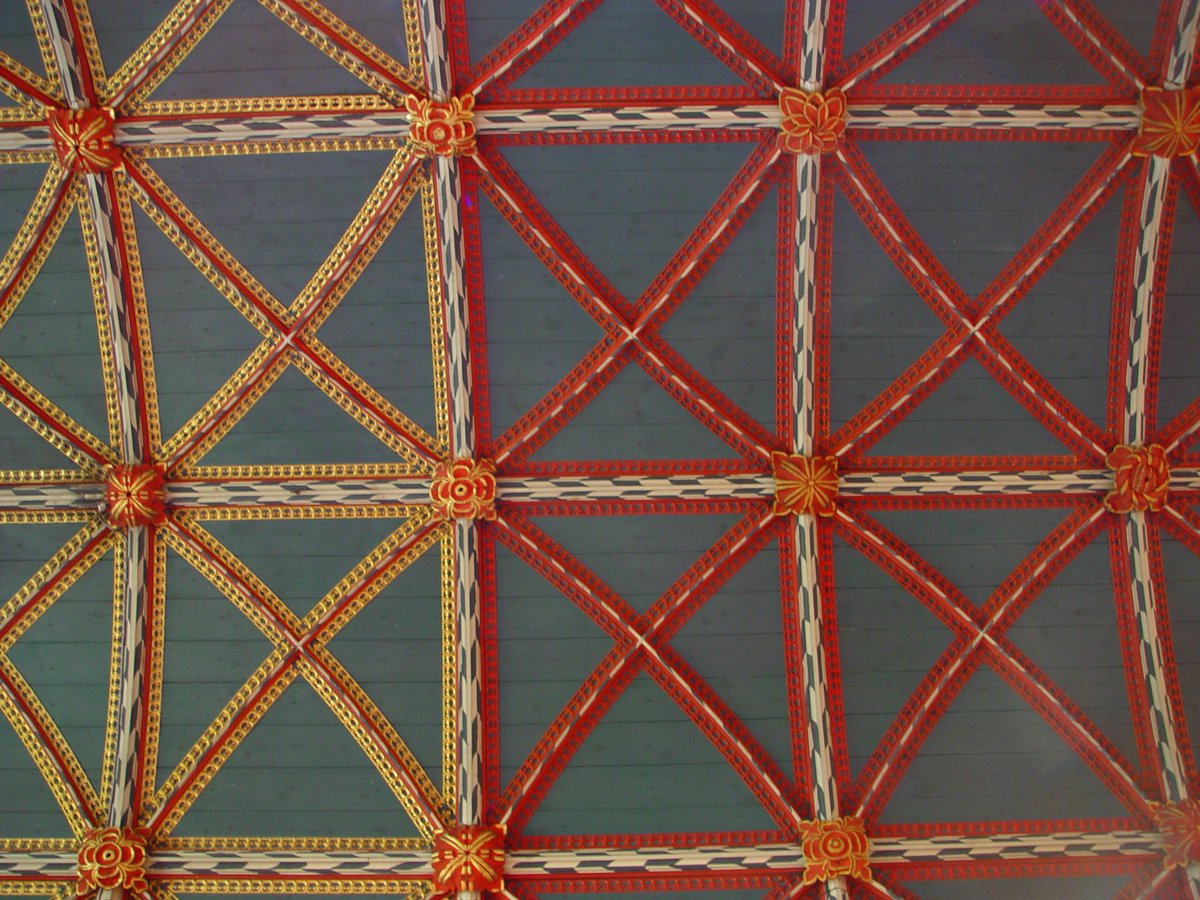 NatChurchTrust's tweet photo. Here is a lovely church ceiling but we are not sure where it is #churchceiling https://t.co/QQRNpkqZpq
