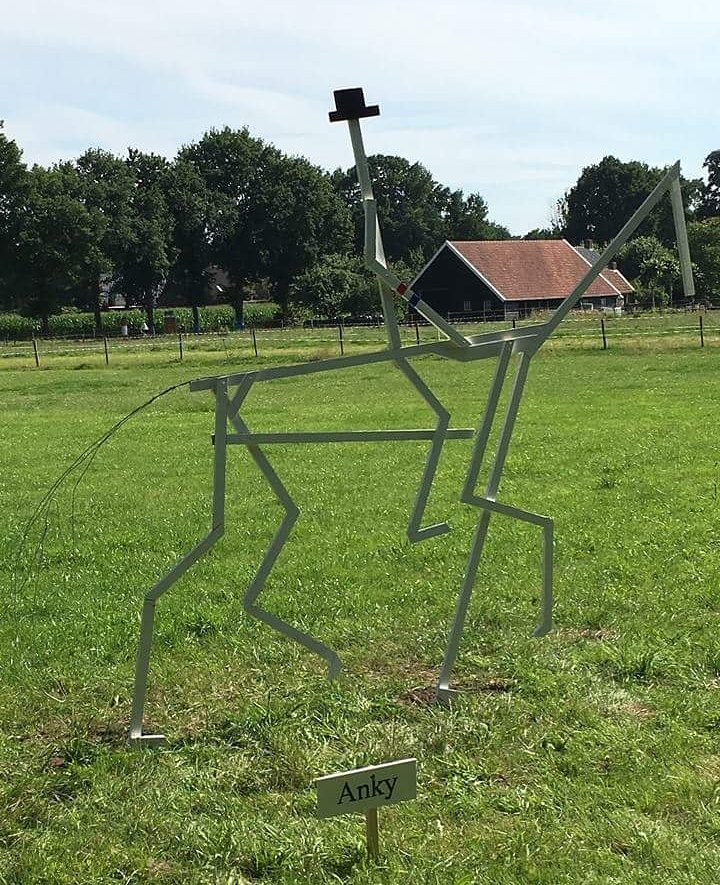 ankyvangrunsven's tweet image. Spotted an iron statue of myself in Borger, the Netherlands 😃 #statue #unrecognizable but #funny #honored