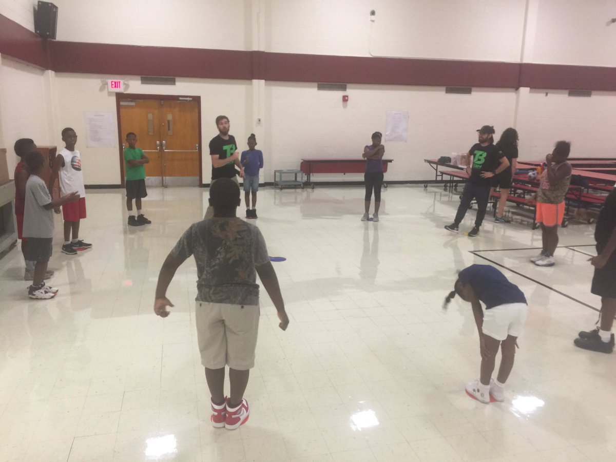 6th grade transition/new student academy engaged in team building activities with bridge builders!  #jewelofNorthmemphis