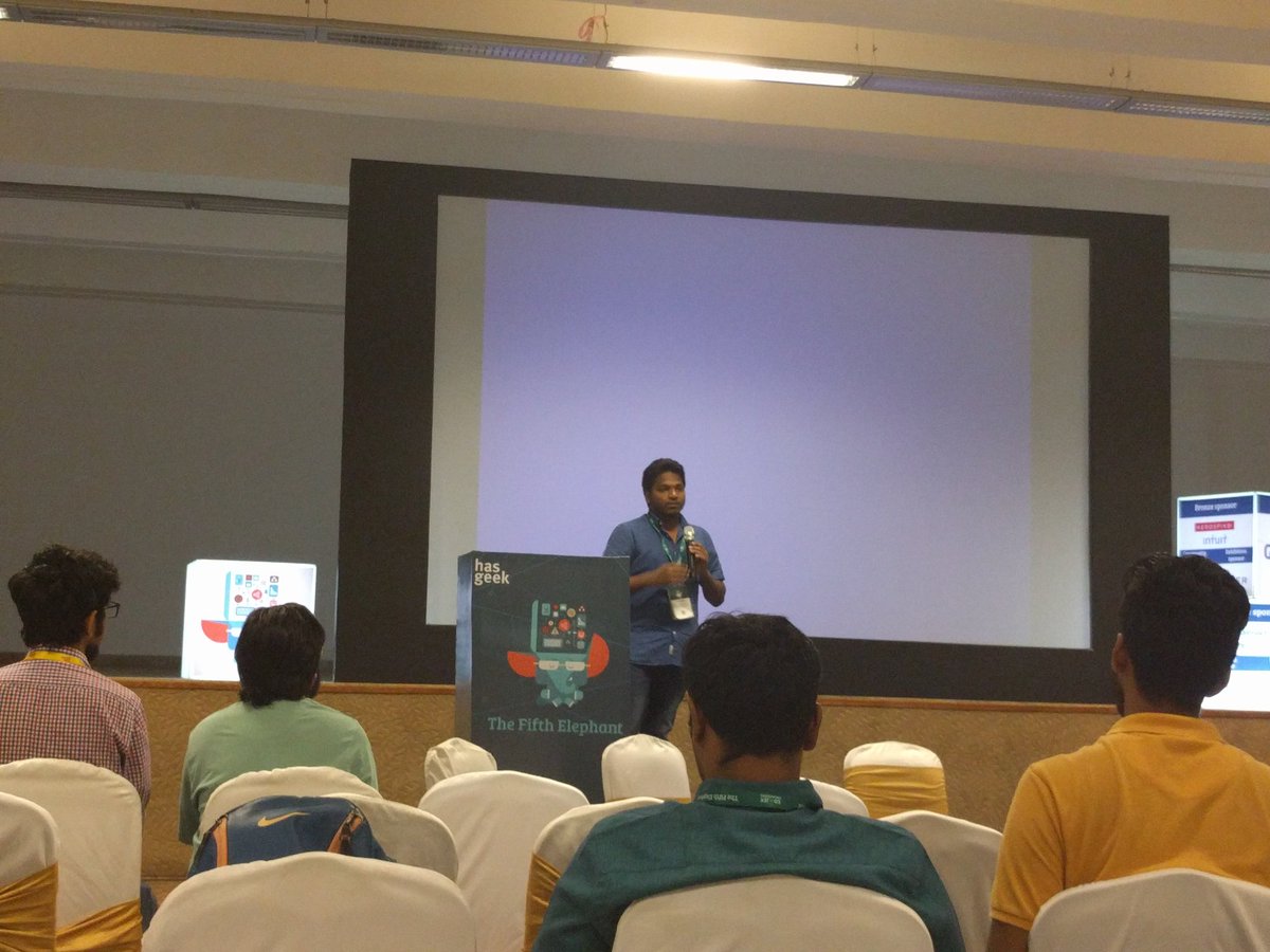 Semantics3's tweet photo. Naveen Kumar, our computer vision data scientist, speaking at #fifthel https://t.co/aJaqEO0eBe