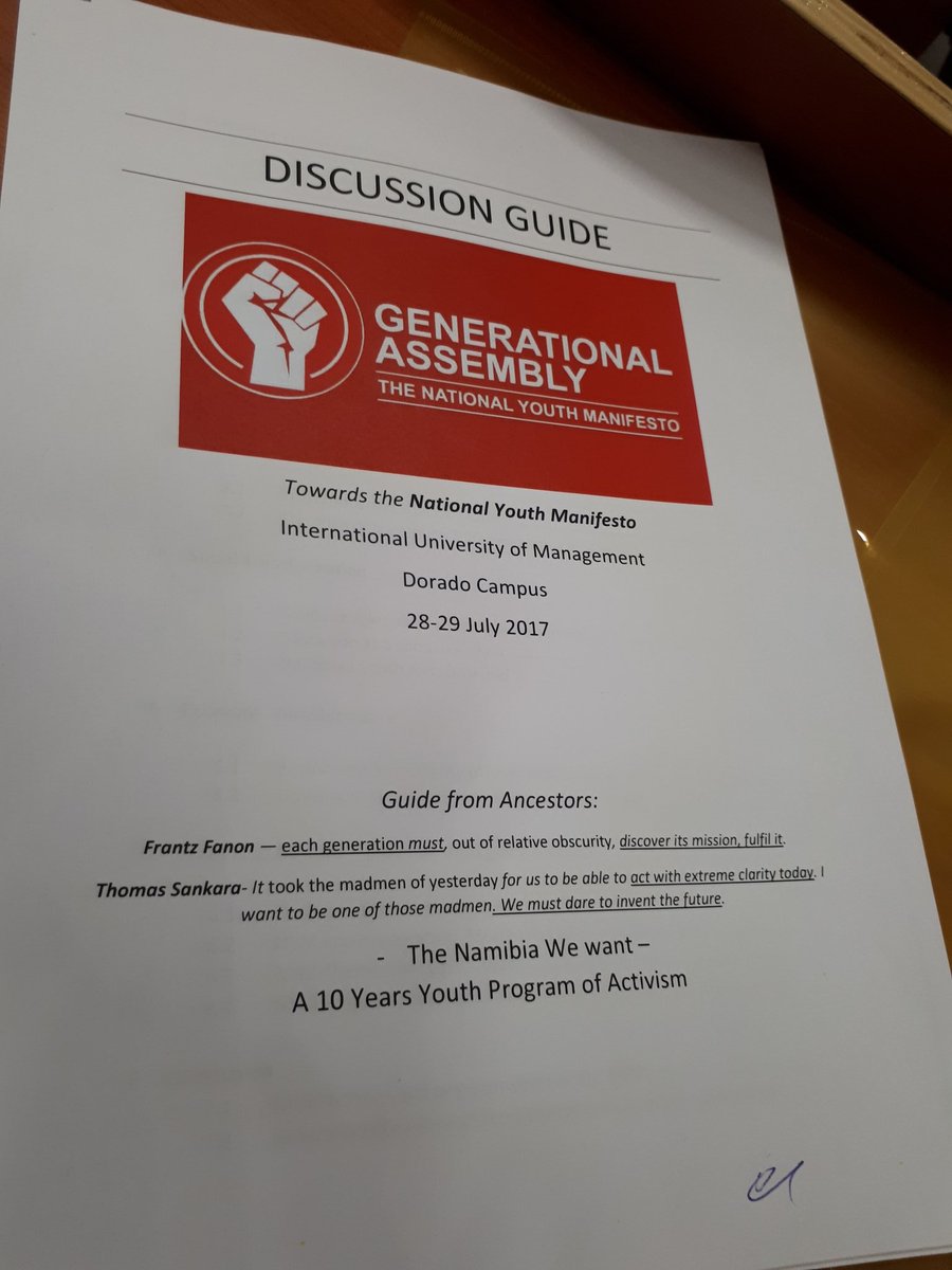 NdeshiNamupala's tweet image. #GenerationalAssembly