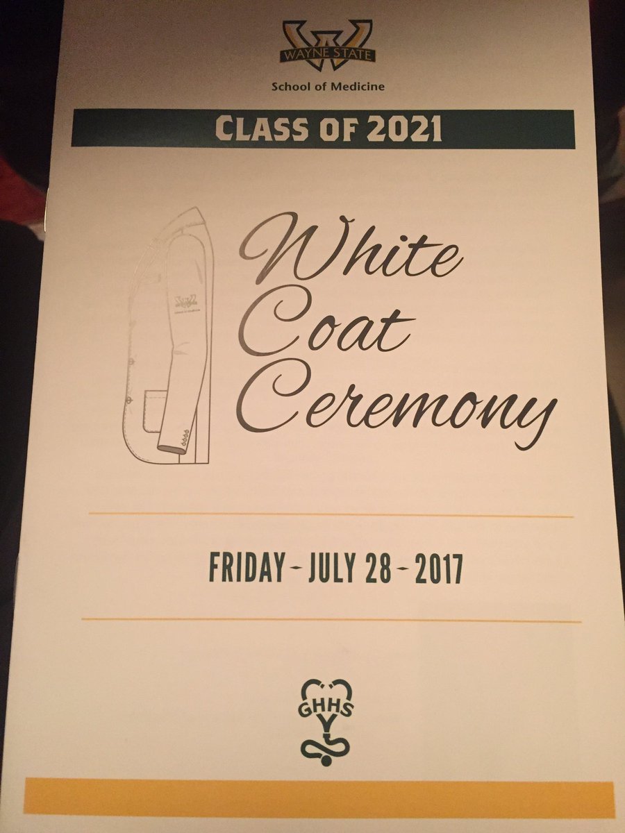 WSUSOMDIVERSITY's tweet photo. Welcoming a new group of students to @waynemedicine #WhiteCoatCeremony #Classof2021 #engagingdiversity https://t.co/n0XdGGvhpu