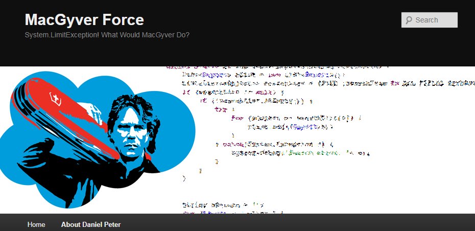 Enreeco's tweet photo. what's my favorite #Salesforce blog name? It's definitely MacGuyver Force by @danieljpeter #BestSalesforceBlogName what's yours? #askforce ๐ค https://t.co/IQBkiAiluw
