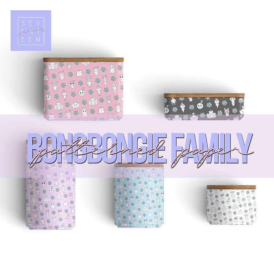 17stationery's tweet photo. I'M SO EXCITED TO SHARE THIS! The Bongbongie Family Patterned Paper is now available for download in my blog! 💕 https://t.co/F69dQnZ2ul https://t.co/mLxXd19s40