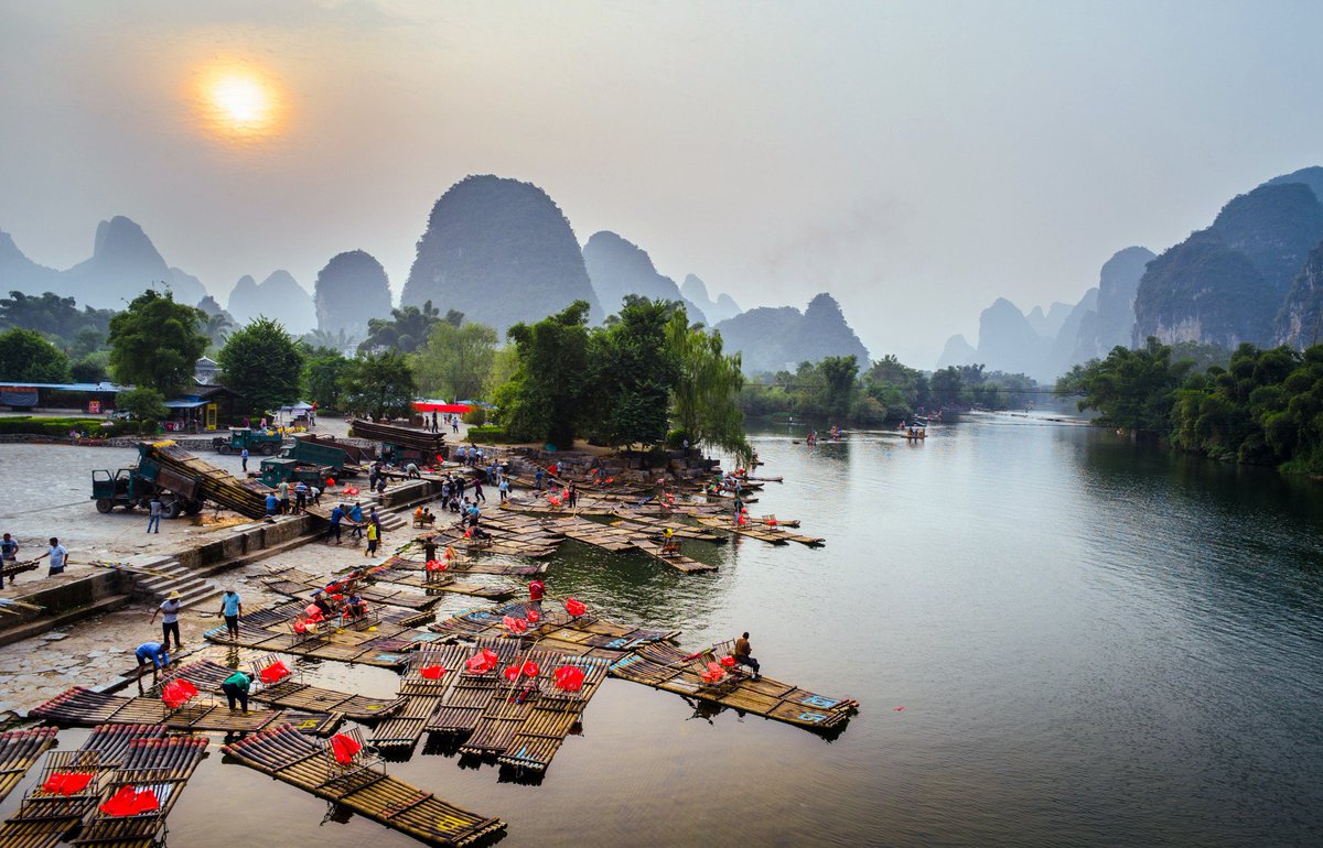 Beautifulgx's tweet photo. Make a sudden journey,here is beautiful #Yangshuo of Guilin,China.😊😊 https://t.co/9VsUa5qLK9
