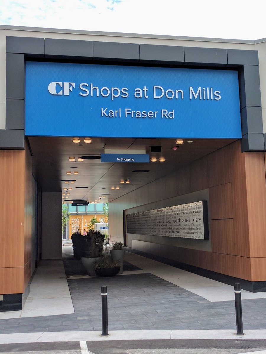 ForwardSign's tweet image. The weather is going to be great this weekend, perfect weekend to checkout the signs that we put up at Shops at Don Mills.