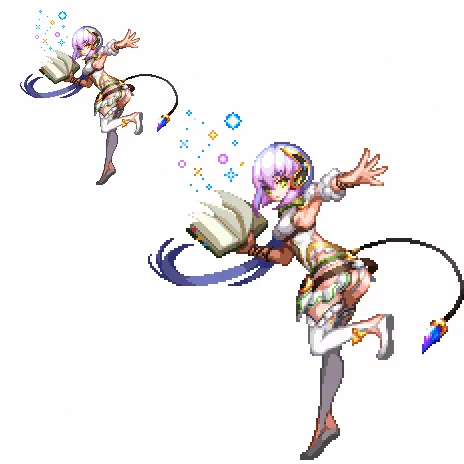 プラフタ おしりのポーズ
#ドット絵 #pixelart 