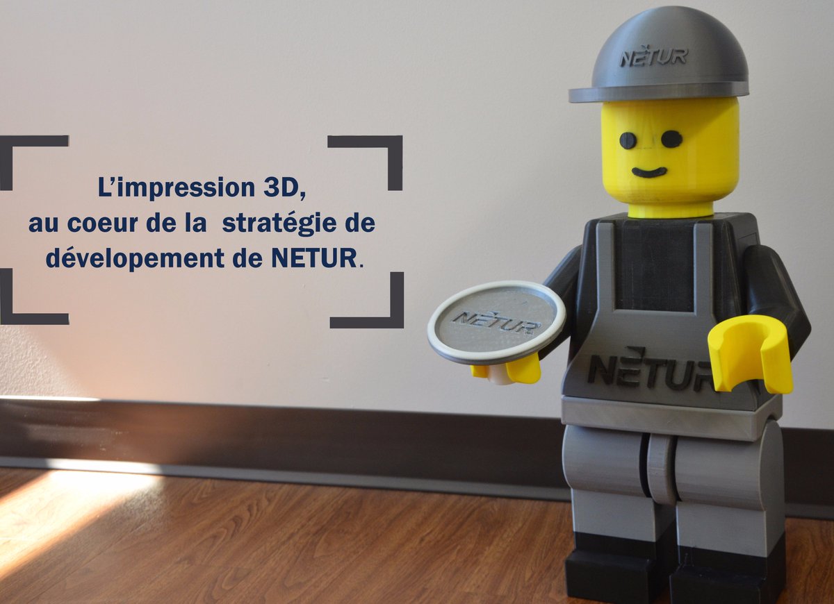 Chez NETUR l'innovation technologique passe par le developpement de l'impression 3D pour mieux combler les besoins des clients #Impresion3D