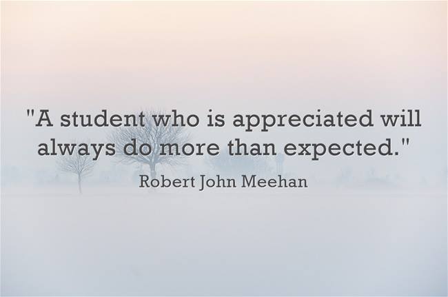 TeachersJourney's tweet photo. "A student who is appreciated will always do more than expected."
- Robert John Meehan https://t.co/DoGiqAjysr  #InternationalStudentsDay