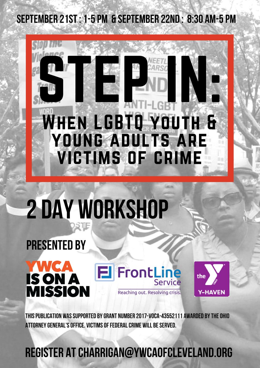MistinguetteS's tweet photo. A trans youth enslaved and beaten in CLE? We have to #StepInCLE. Register to join us Sept 21 & 22 to figure out how. https://t.co/M0OCSVbCZh https://t.co/A49CxN5XeB