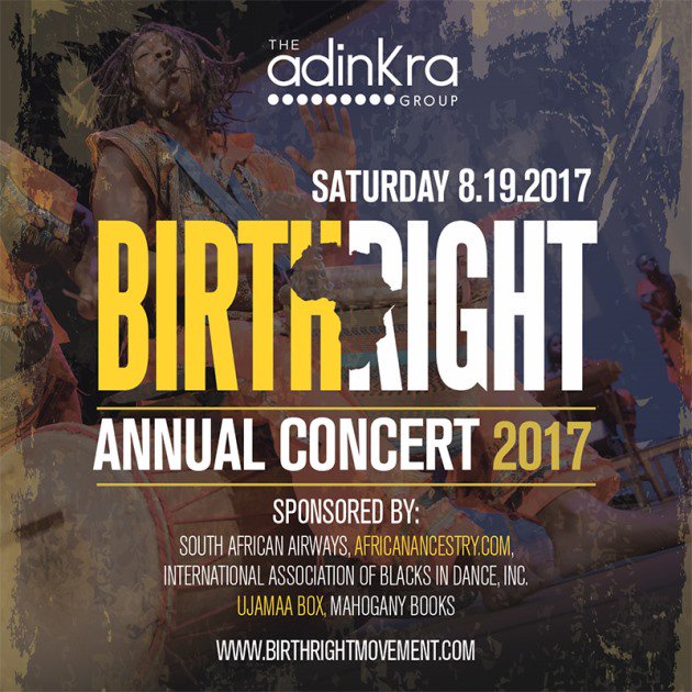 flySAA_US's tweet photo. Join us in celebrating African culture, at the @theadinkragroup 2017 Birthright Annual Concert. https://t.co/ZMKLXScKl9
#Birthright2017 https://t.co/b9TrUW82uc