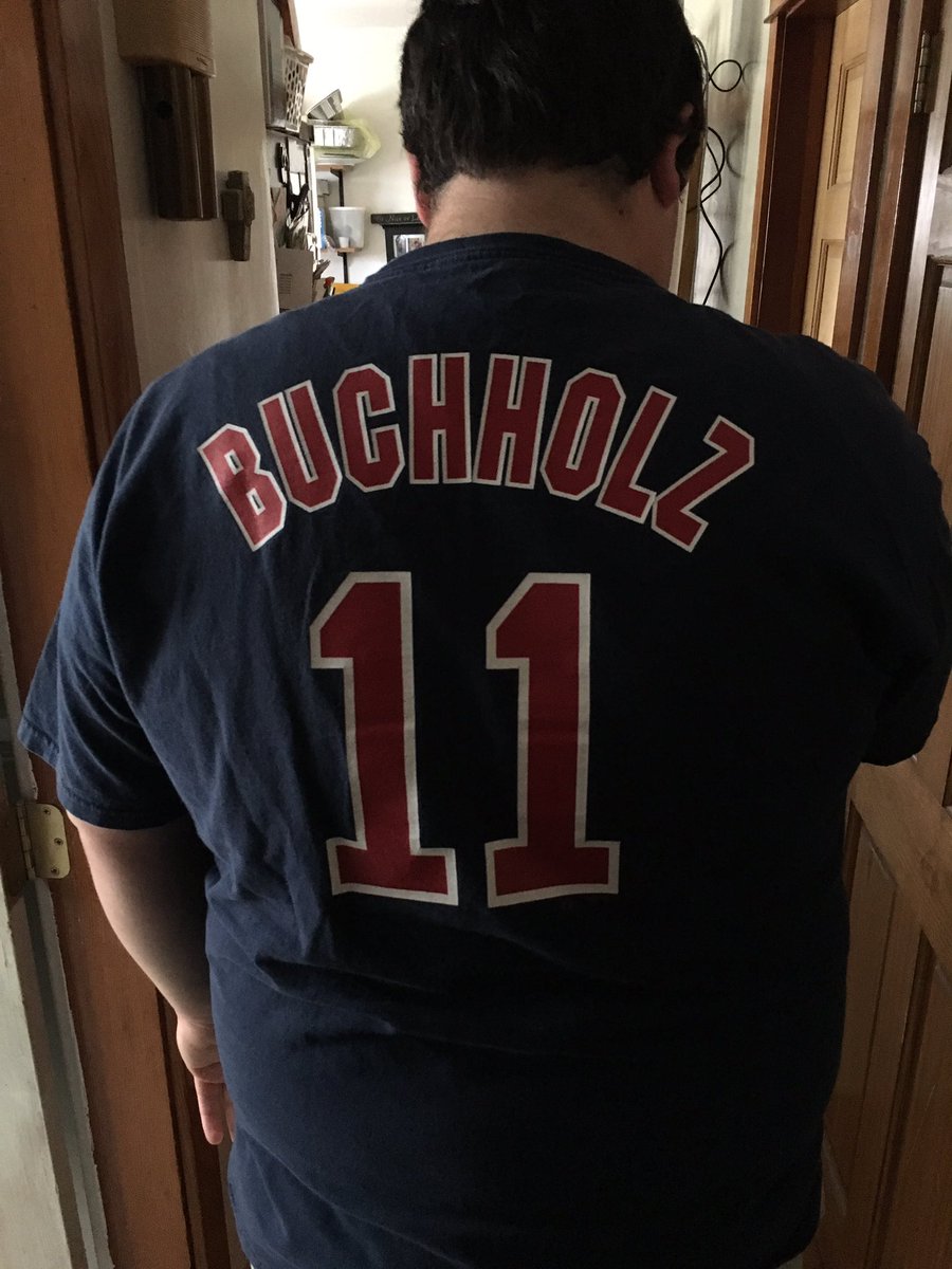 mikeelfar's tweet photo. In the wake of the Price news, donning the colors of the hero that Boston needs in this time #Claydro https://t.co/SvnbwF8XxD