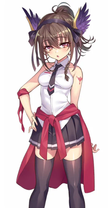 制服らくがき4。 