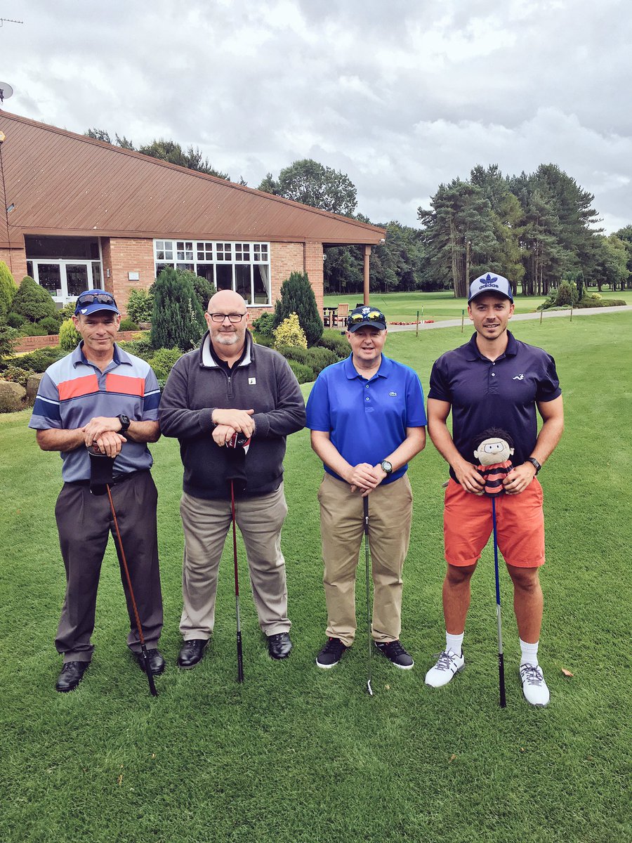 joeashdownsport's tweet photo. Great @stamfordbridgec Golf day at Malton & Norton with these legends! @SportsLearnZone @kev_gresham #Fourrrrrrrr #Left #Right 🏌🏌 https://t.co/doEYhqdVeX