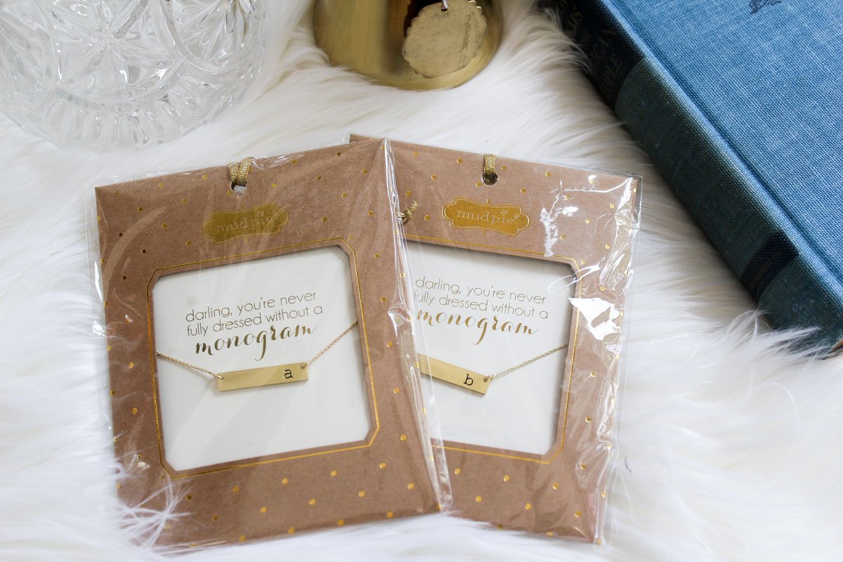 TrueStyleIA's tweet photo. Initial necklaces π #mudpie #daintyjewelry #truestyleiowa https://t.co/HtvtyEKfVm