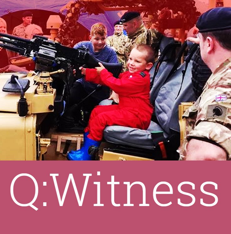 ellispoint0's tweet photo. A new episode of #QWitness is here- how can we challenge militarism in Britain? https://t.co/MLVfHYMZG5 https://t.co/jUdTXy8IAn