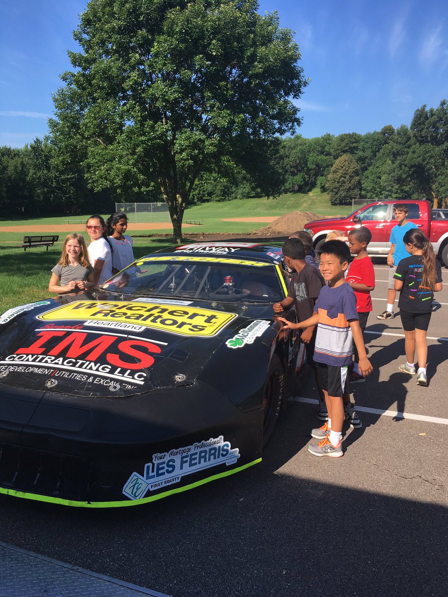 GPSummerBreak's tweet photo. Showcasing 3rd staff member Michael and his #18 race car. Our staff is super talented and super amazing! 🏁 @191CommunityEd @ISD191 https://t.co/C45cofpEr5