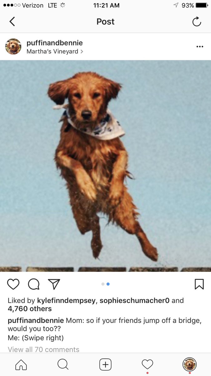 KJP's tweet photo. Mom: so if your friends jump off a bridge, would you too??
Me: https://t.co/sTLqxTltCf