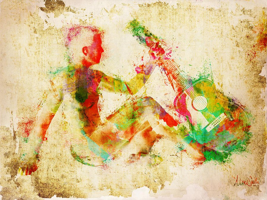 Awesome_Art's tweet photo. 'Music Man' #Painting by Nikki Marie Smith https://t.co/44xPXXvCsX