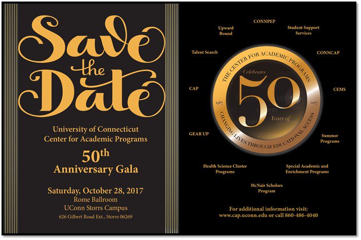 UConnSSS's tweet photo. Hello SSS Family! We are pleased to announce our 50th Anniversary Gala will be held October 28, 2017! Make sure you save the date! https://t.co/M4n3QPLCGw