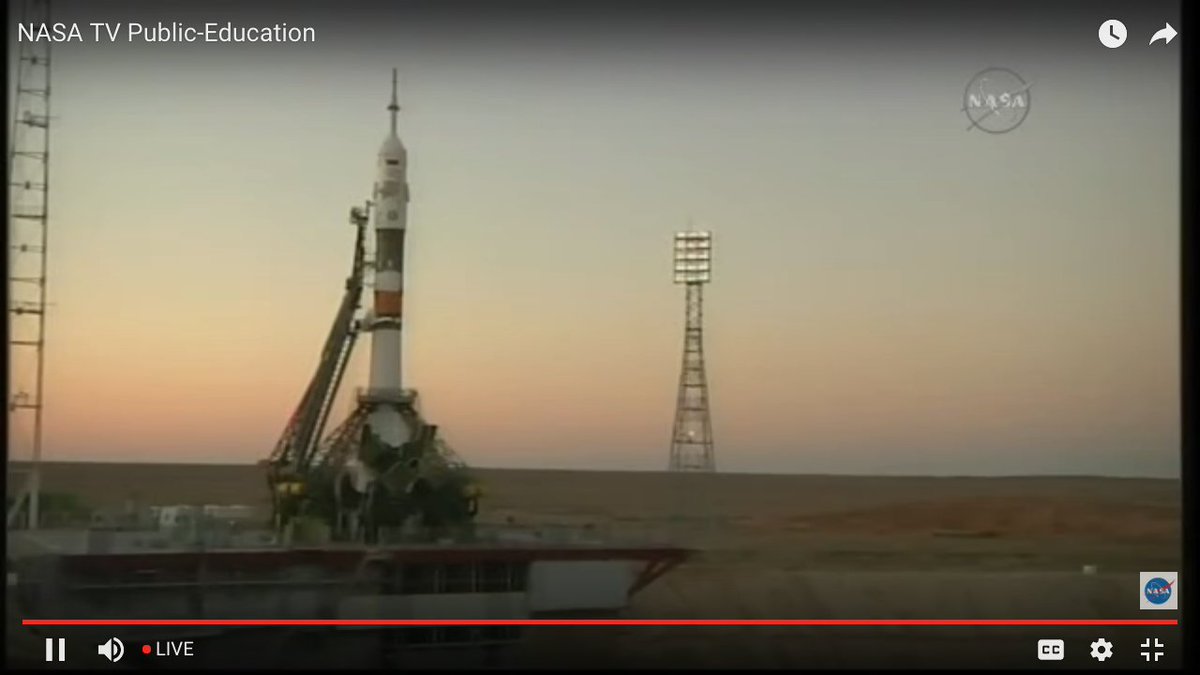Astro_Cady's tweet photo. It's hard to describe how special it is to be watching my former crew mate  @astro_paolo launch into space- AGAIN!  So many #Exp26 memories! https://t.co/CSf1FpX2hK