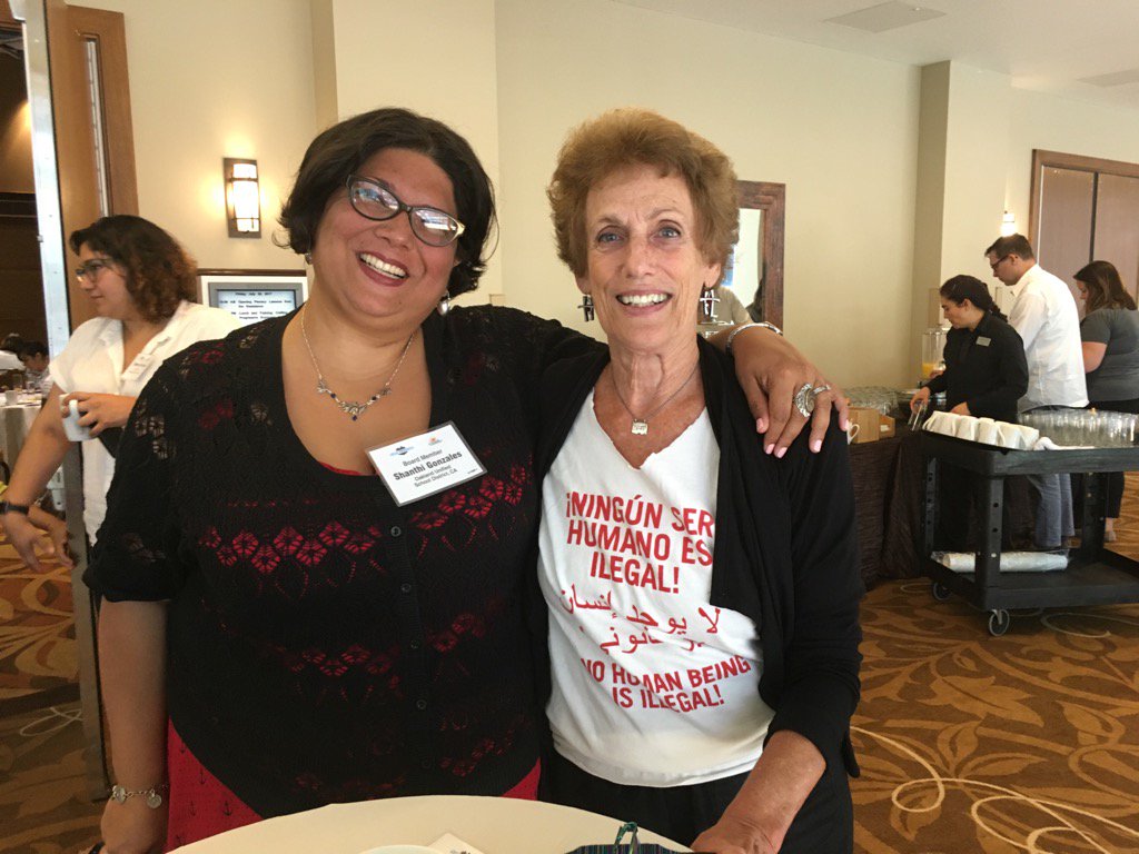 ShanthiGonzales's tweet image. One of my movement heroes is here, Ellen Bravo!  #LocalProgress17