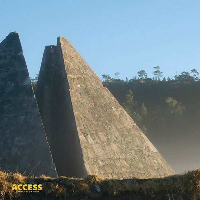 AccessDR's tweet photo. Visit the Pyramids in the Valle Nuevo, the pyramids are important stone structures that mark the geographic center of the Dominican Republic https://t.co/iDl5qJMcDo