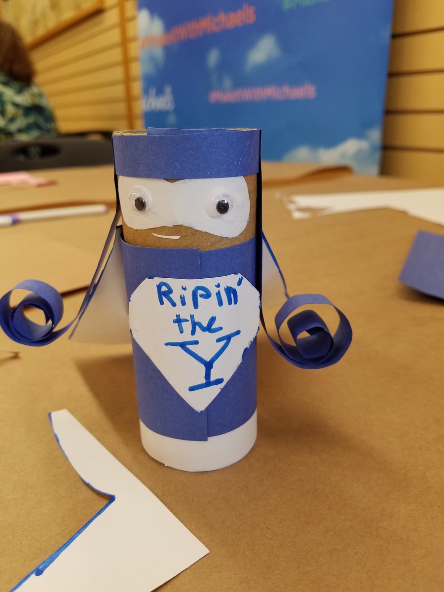 Making_of_a_Mom's tweet image. It's super hero day at #CampCreativity and we're #ReppinTheY with Super Y Girl! #BYU #TrainThemUp