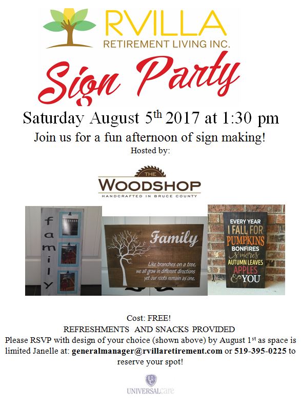 RosewoodRVilla's tweet photo. Our #signparty is quickly approaching. Sign up today! https://t.co/M3pnQEp4Zf
