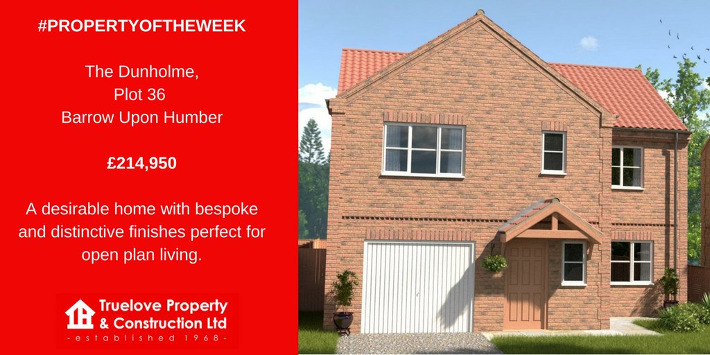 trueloveprop01's tweet photo. Check out our latest #PropertyofTheWeek... https://t.co/JXZgDIWpmD - #Plot36 in #BarrowuponHumber is perfect for open plan living! 🏠 https://t.co/xBcBadSVS1