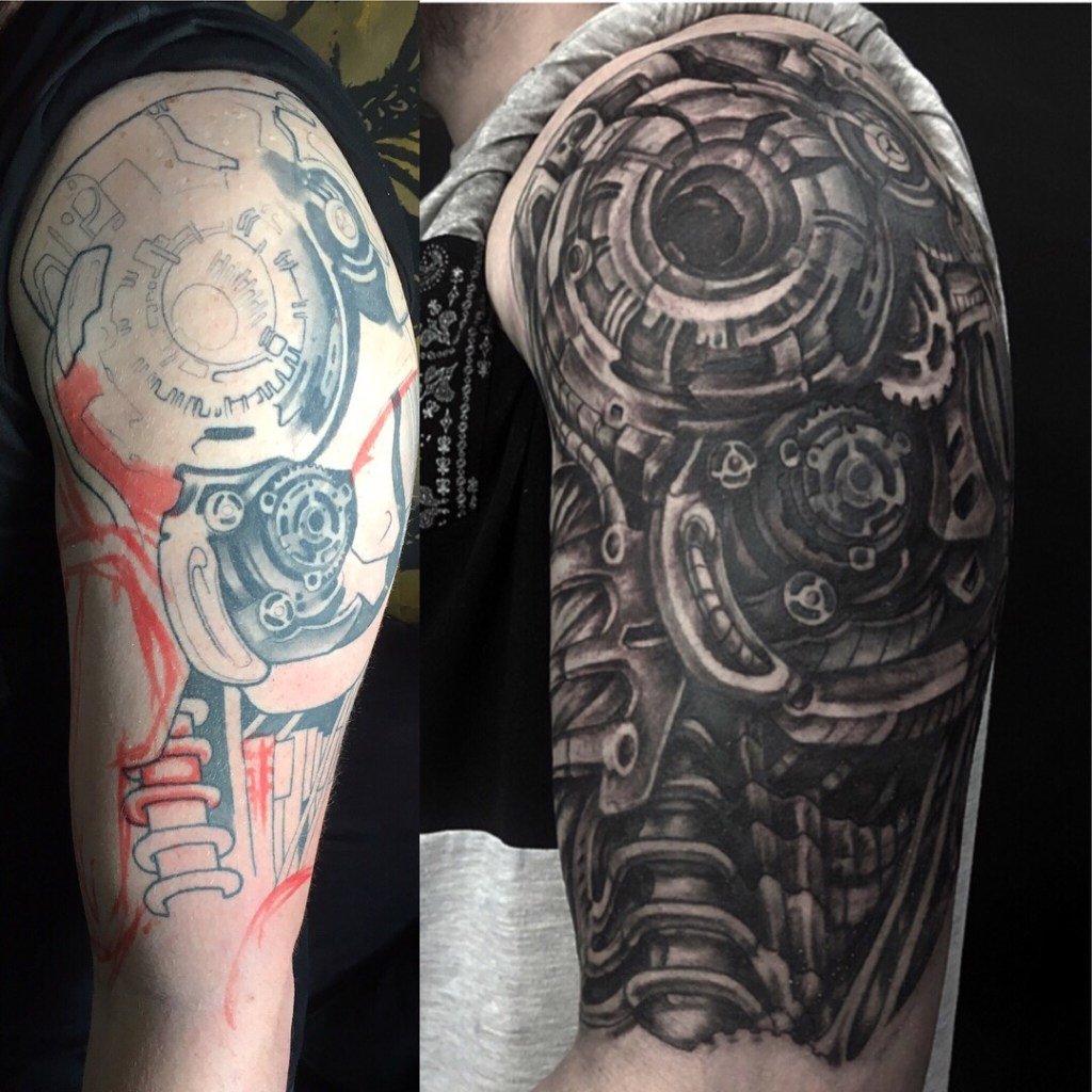 HellBobS's tweet photo. Biomech / Rework/Coverup work https://t.co/yRlGVTq9Gt https://t.co/6rrSnsFNOq