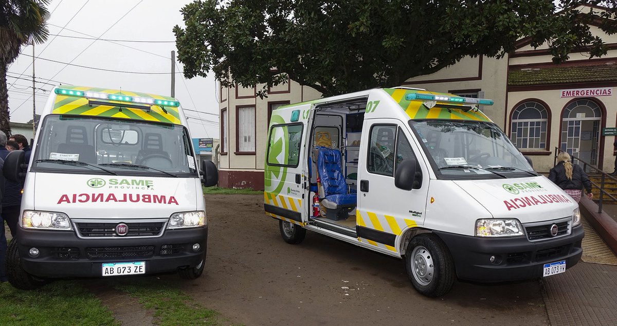 BertellysHernan's tweet photo. Recibimos de Provincia dos nuevas ambulancias para el Hospital Pintos. Fortalecemos el cuidado de la salud de nuestros vecinos. #PrimeroAzul https://t.co/ouApRPOSes