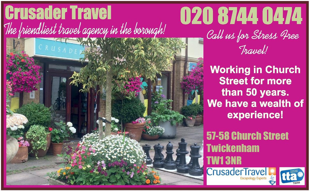Visit <a href="/CrusaderTravel/">Crusader Travel</a> for Stress Free Travel. A local, friendly and professional business, passionate about travel &amp; organising travel.