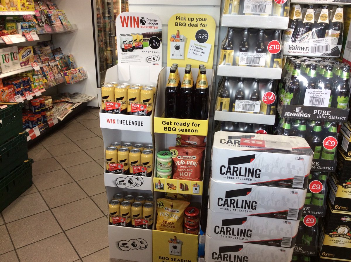 PowerforceMC18's tweet photo. 2 #60secondshop BBQ FSUs sited today and 2 #wintheleague @carling FSUs sited too! https://t.co/EblW2X9tqN