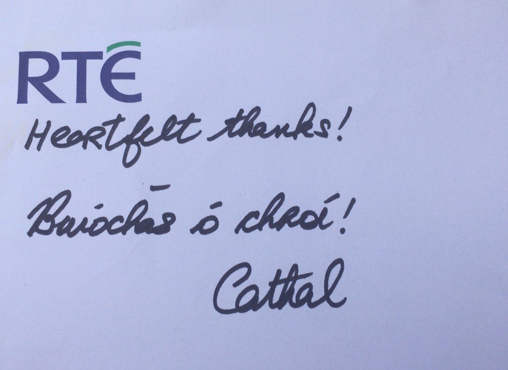 CathalMacCoille's tweet photo. What can I say after such kind words from @englishrachael on @morningireland and all you lovely listeners? Just this. https://t.co/RZi1RbgLTD