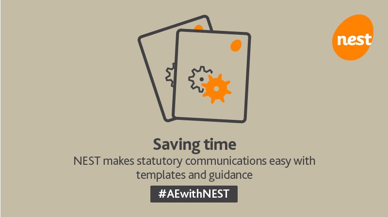 nestpensions's tweet photo. Did you know? All employers have a legal duty to write to their workforce about their new pension rights #AEwithNEST https://t.co/0qSYzv5OyJ https://t.co/lgFRFsUkHJ