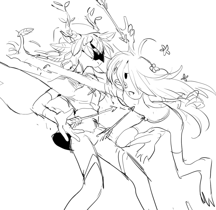 あぁ～ハンちゃん…ファーンちゃんを救ってくれぇ…(という絵には見えないけども…) 