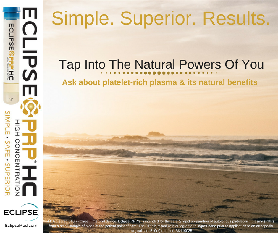 EclipseMed's tweet photo. Don't miss the opportunity to get the #results you and your patients are looking for. Discover the power of #EclipsePRP. https://t.co/Evsfr3SRa9