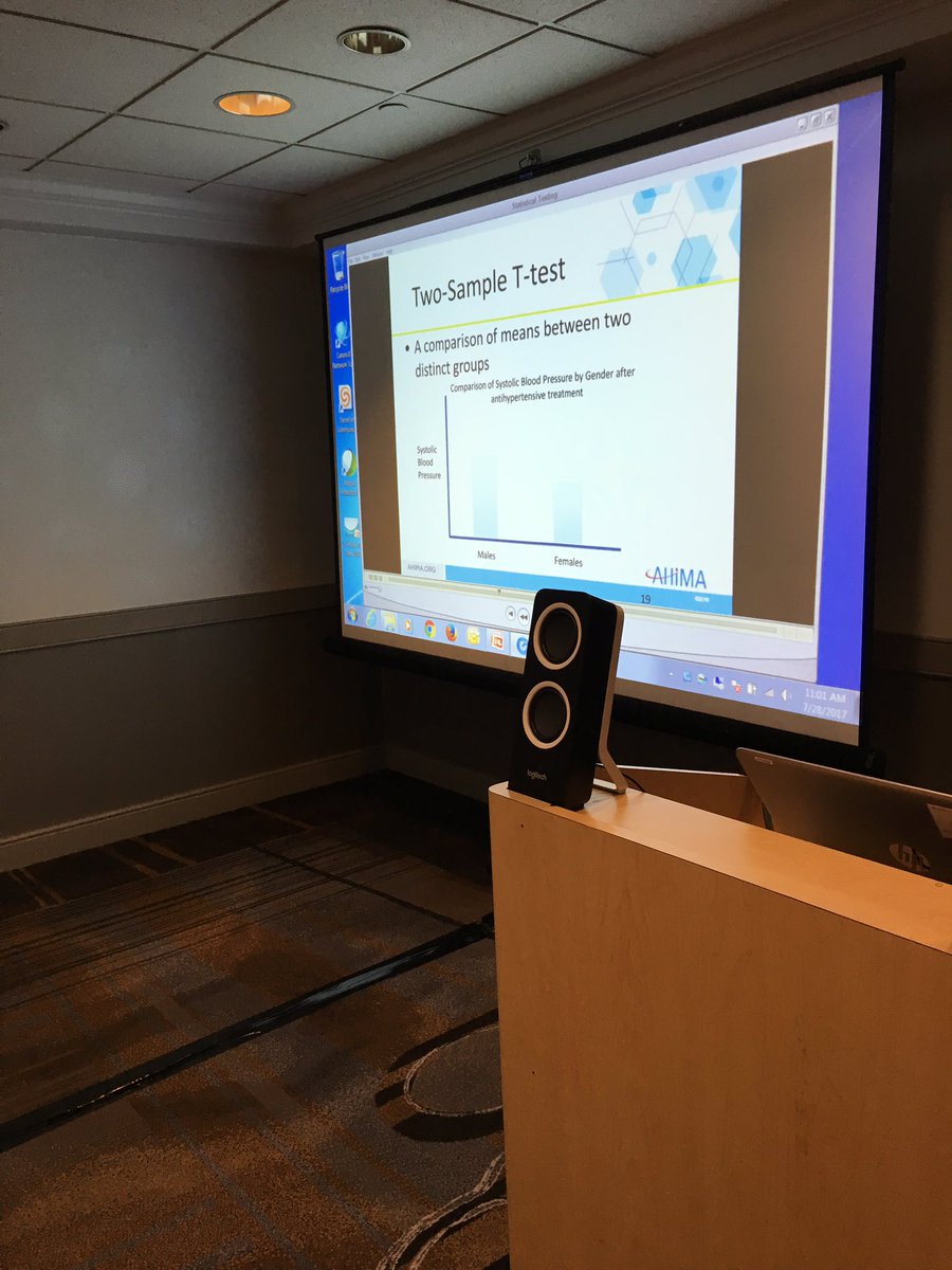 l_kadlec's tweet photo. #Chdarocks in Anaheim today.  Learning statistical tests at Day two of exam prep!  @AHIMAResources https://t.co/sszJbmCh2f
