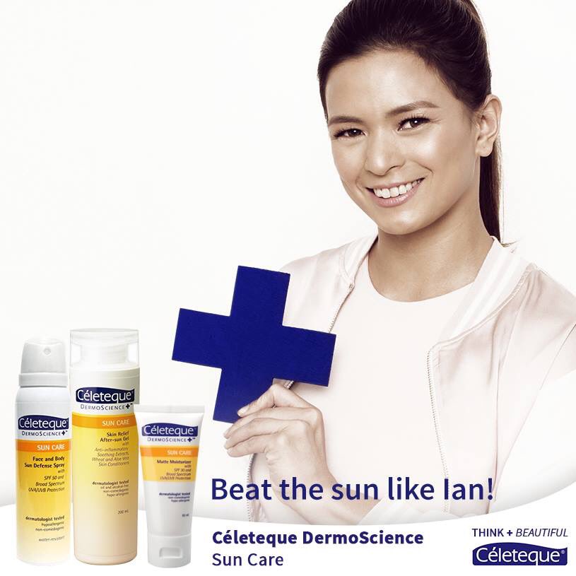 CeletequeDermo's tweet photo. Think Beautiful. Think Ian. Ian Banzon keeps a well-protected skin with Céleteque DermoScience Sun Care products! #ThinkPlusBeautiful https://t.co/6teSjJR2O4