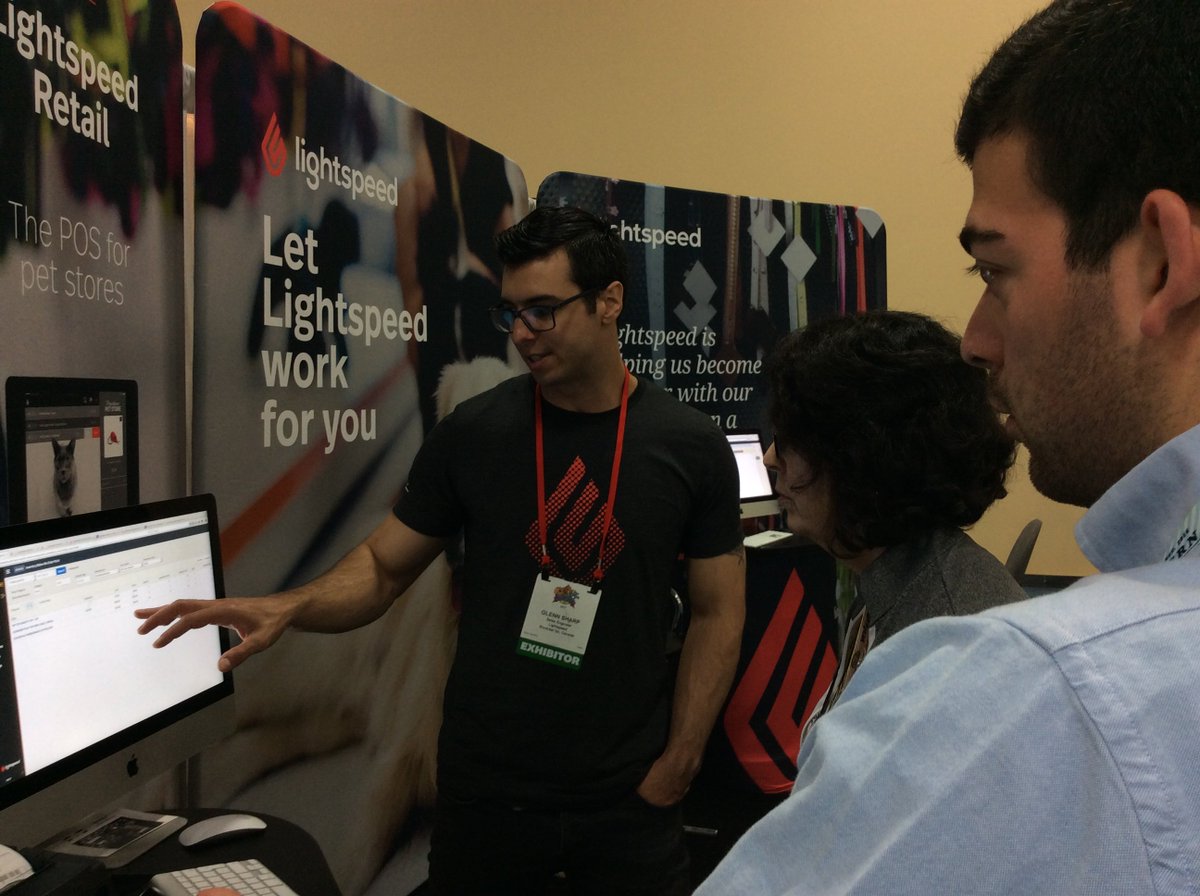 LightspeedHQ's tweet photo. We had a blast showing #LightspeedRetail at @superzootweet! https://t.co/Q6iSZZetwc