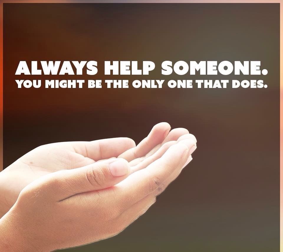Always help someone! <a href="/PrevailPeers/">PrevailPeers</a> <a href="/iPrevailHealth/">iPrevail</a>