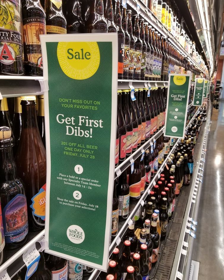 VCTapped's tweet photo. 20% off all beer at Whole Foods Oxnard today! #oxnardbeer #oxnard #wfmoxnard #805beer #vctapped #venturacounty https://t.co/0RfJp4uBYa https://t.co/9oomw4pdhR