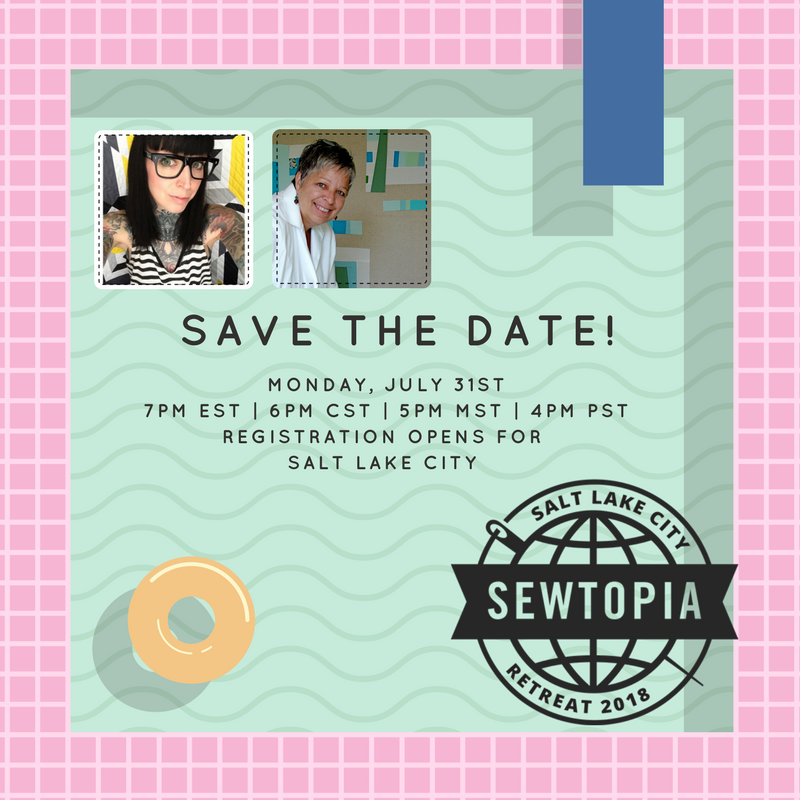 Hope you can join us for Salt Lake City 2018! Registration opens on Monday at 7PM EST | 6PM CST | 5PM MST | 4PM PST gosewtopia.com/slc2/