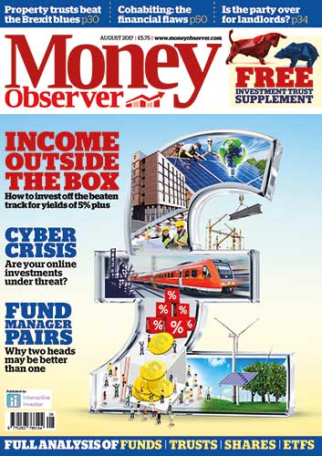 MoneyObserver's tweet photo. Invest off the beaten track - protect your online investments - find out if two fund managers are better than one - in our August issue! https://t.co/VJt9j5e9LW