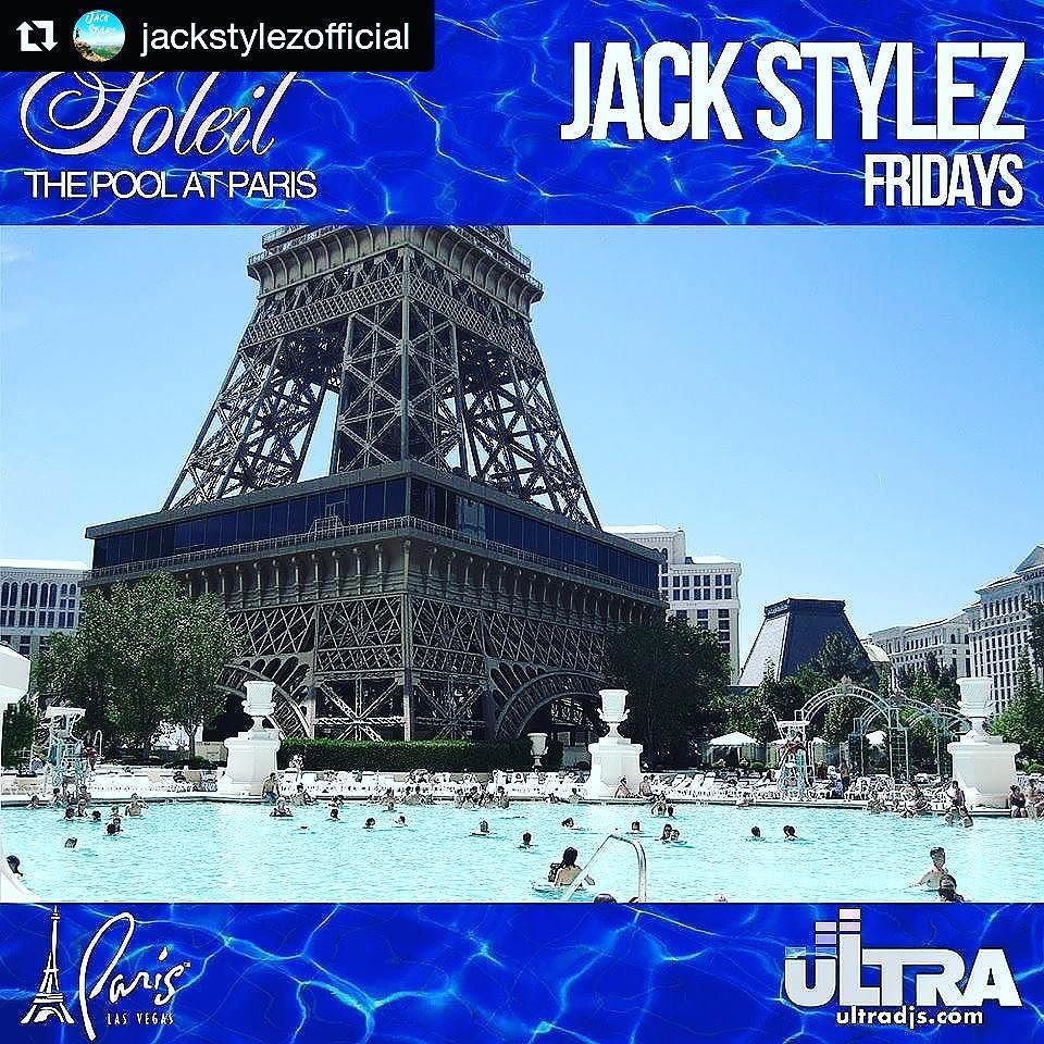 JackStylezMusic's tweet photo. Join me poolside today at @parisvegas with @ultradjslv . Dj set from 12pm till 6pm. Mention "Ultra" at the door fo… https://t.co/Pd7vrZ0Ic4 https://t.co/L4NN7R8kcl