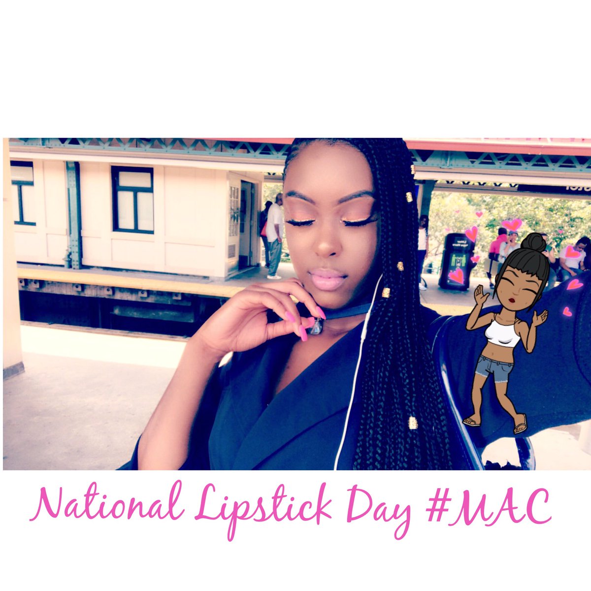 KiyahLondon's tweet photo. My Fav MAC lipstick #SaintGermain 💕#NationalLipstickDay @AaliyahJay Calm Beat🎨 https://t.co/vt26MVtogQ