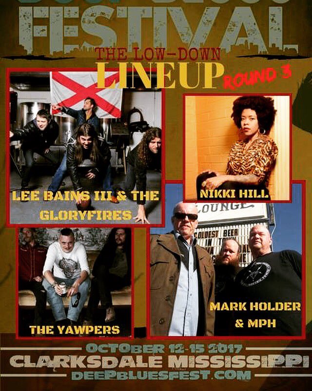 DeepBluesFest's tweet photo. THIS IS HAPPENING! Lineup announcement 3: #realdeepblues #clarksdale #deltablues #deepbluesfestival #Mississippi #mississippiblues https://t.co/nqB8UXQGmO