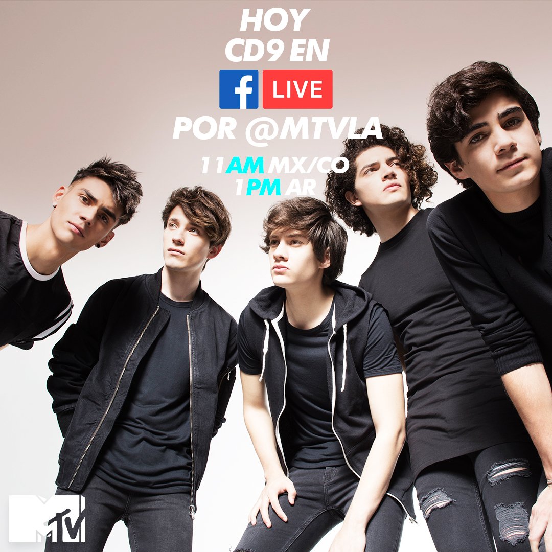 CD9's tweet photo. ¡Esta a punto de comenzar el Facebook Live de @MTVLA! https://t.co/CsHjR5aB1N