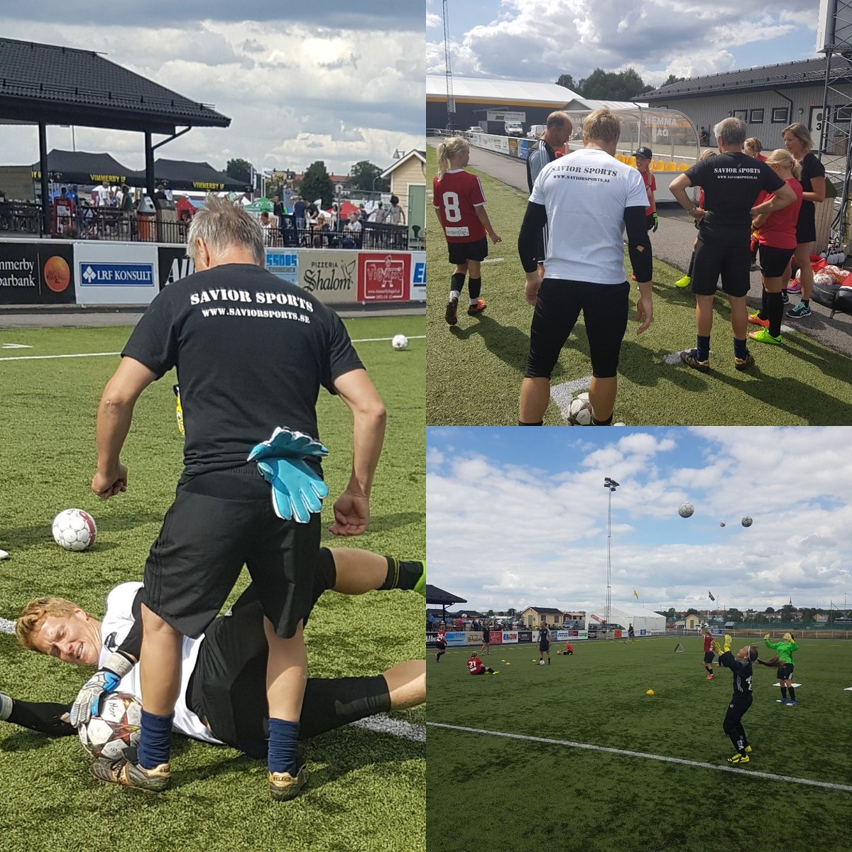 olssonbois's tweet photo. Två träningspass på Bullerbycup , ca 110 ungdomsmålvakter och ca 45 ledare. Vilken underbar dag! Tack Mikael för att jag fick var med https://t.co/SkweZ0oOyN